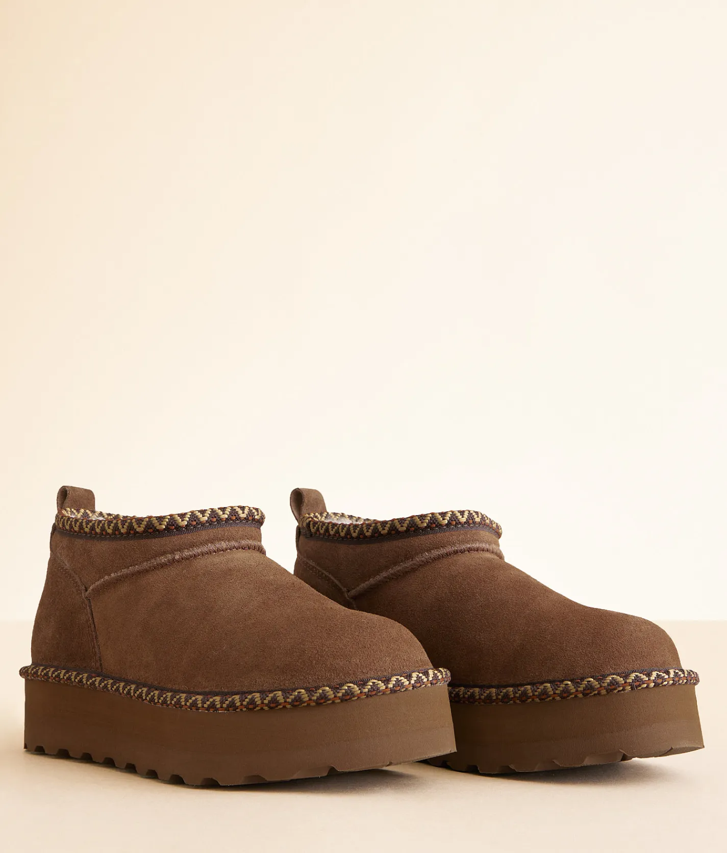 Bearpaw Retro Super Shorty Deco II Leather Ankle Boot Cocoa Online
