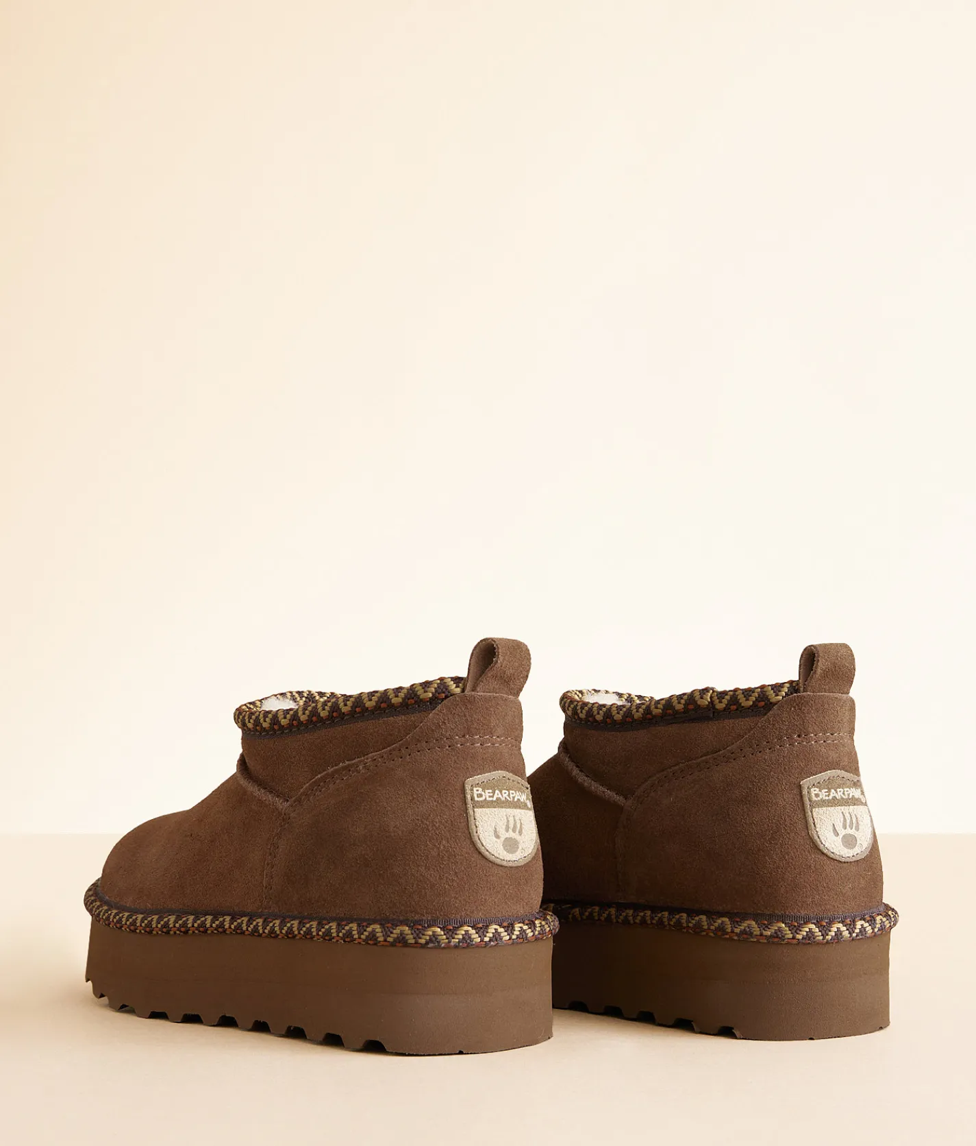 Bearpaw Retro Super Shorty Deco II Leather Ankle Boot Cocoa Online