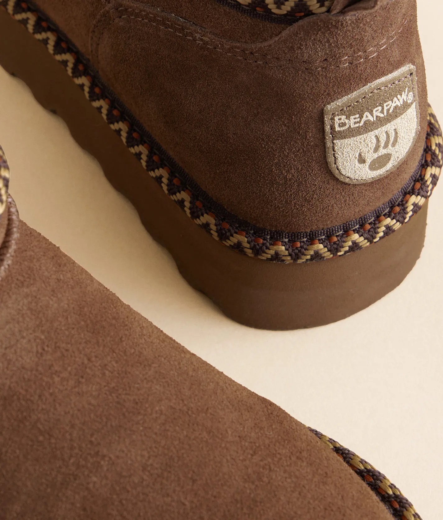 Bearpaw Retro Super Shorty Deco II Leather Ankle Boot Cocoa Online