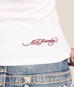 Tops | Ed Hardy Retro Tiger Tank Top White