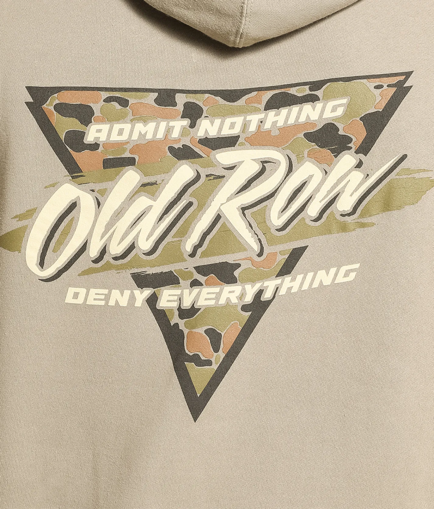 Tops | Old Row Retro Triangle Camo Hooded Sweatshirt Cement