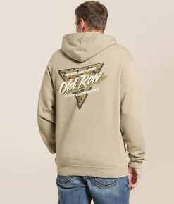 Tops | Old Row Retro Triangle Camo Hooded Sweatshirt Cement