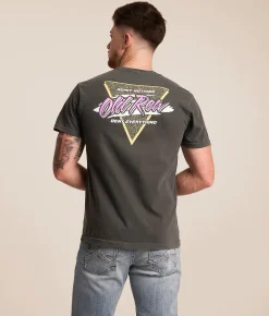 Tops|Graphic T-Shirts | Old Row Retro Triangle 2.0 T-Shirt Pepper