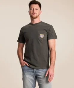 Tops|Graphic T-Shirts | Old Row Retro Triangle 2.0 T-Shirt Pepper