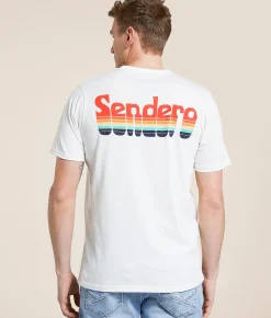 Sendero Provisions Co. Retro T-Shirt Vintage White Clearance