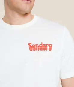 Sendero Provisions Co. Retro T-Shirt Vintage White Clearance