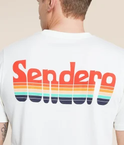 Sendero Provisions Co. Retro T-Shirt Vintage White Clearance