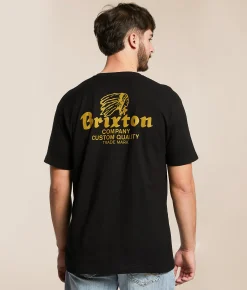 Brixton Reverance T-Shirt Black New