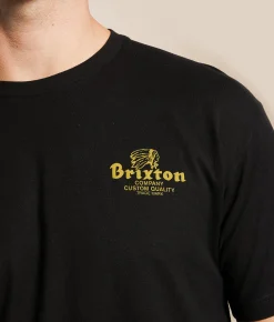Brixton Reverance T-Shirt Black New