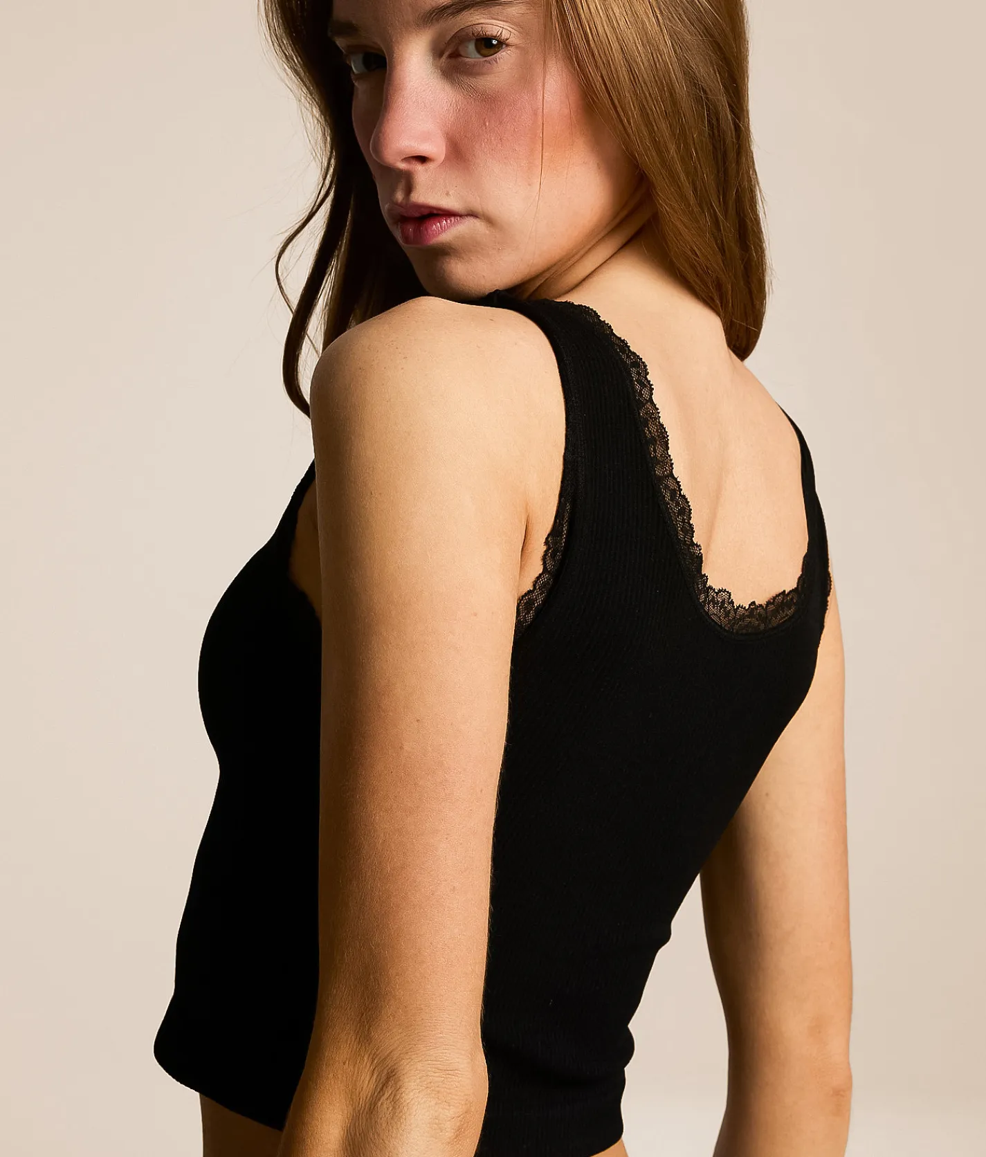 FITZ + EDDI Reversible Ribbed Brami Black Discount