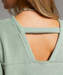 Tops | BKE Reversible Ribbed Knit Top Green Bay