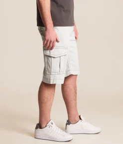 Bottoms|Shorts | Salvage Revolt Cargo Stretch Short Quiet Grey