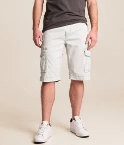 Bottoms|Shorts | Salvage Revolt Cargo Stretch Short Quiet Grey