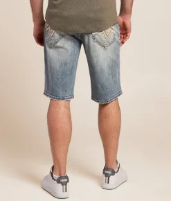 Salvage Revolt Stretch Short White Sands Sale