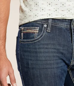 Bottoms|Jeans | Rock & Roll Denim Revolver Straight Stretch Jean Dark Vintage 201