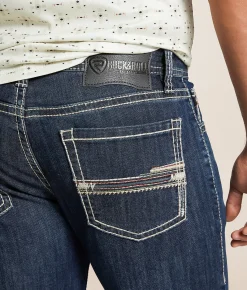 Bottoms|Jeans | Rock & Roll Denim Revolver Straight Stretch Jean Dark Vintage 201