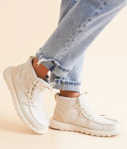 HEYDUDE™ Reyes Heathered Boot Ivory Outlet