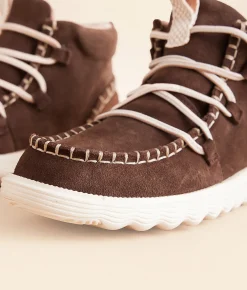 HEYDUDE™ Reyes Suede Boot Espresso Best