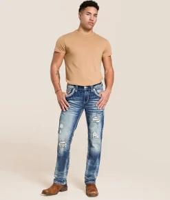 Rock Revival Jeans|Bottoms | Rock Revival Rey Straight Stretch Jean Rey J207
