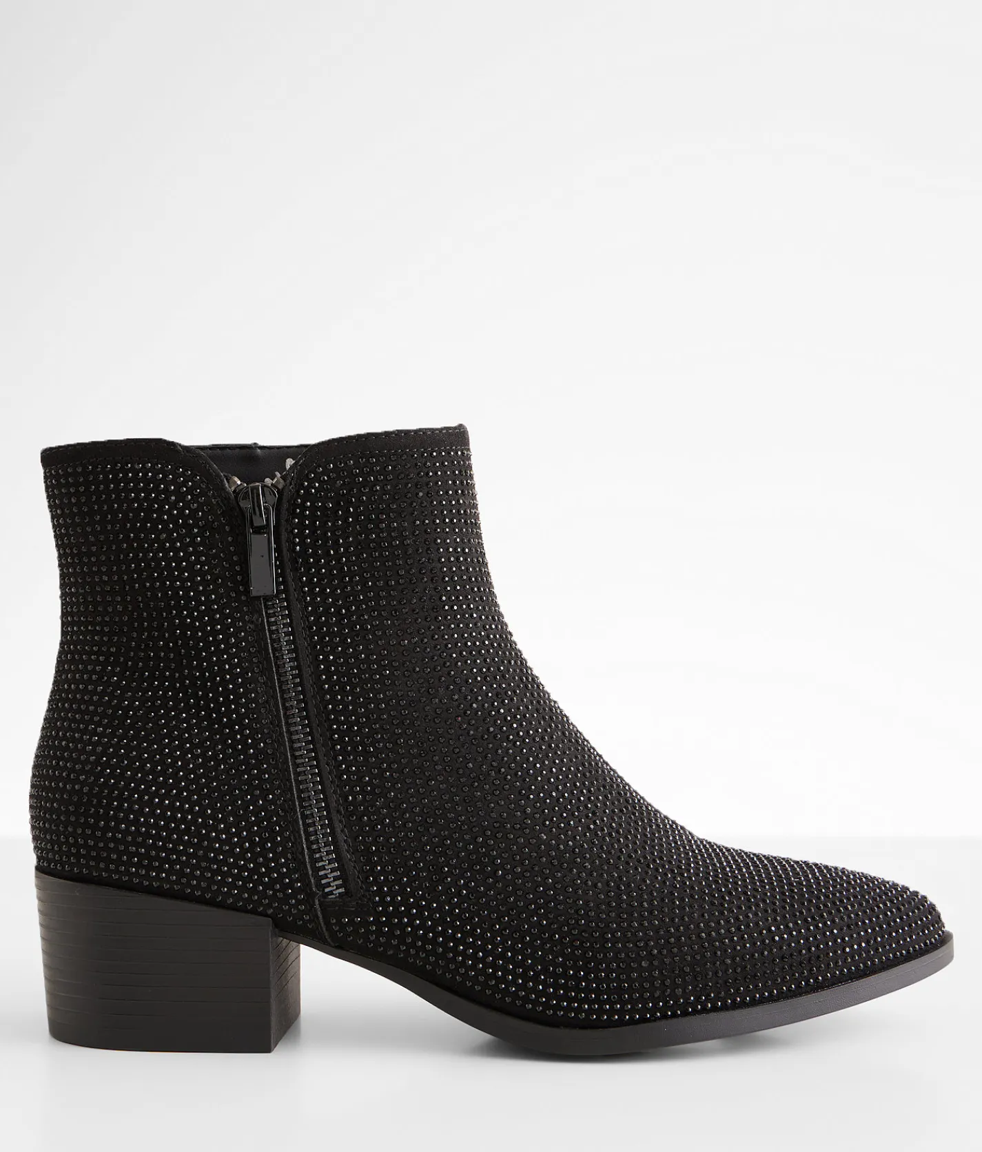 Mia Rhinestone Ankle Boot Black Clearance
