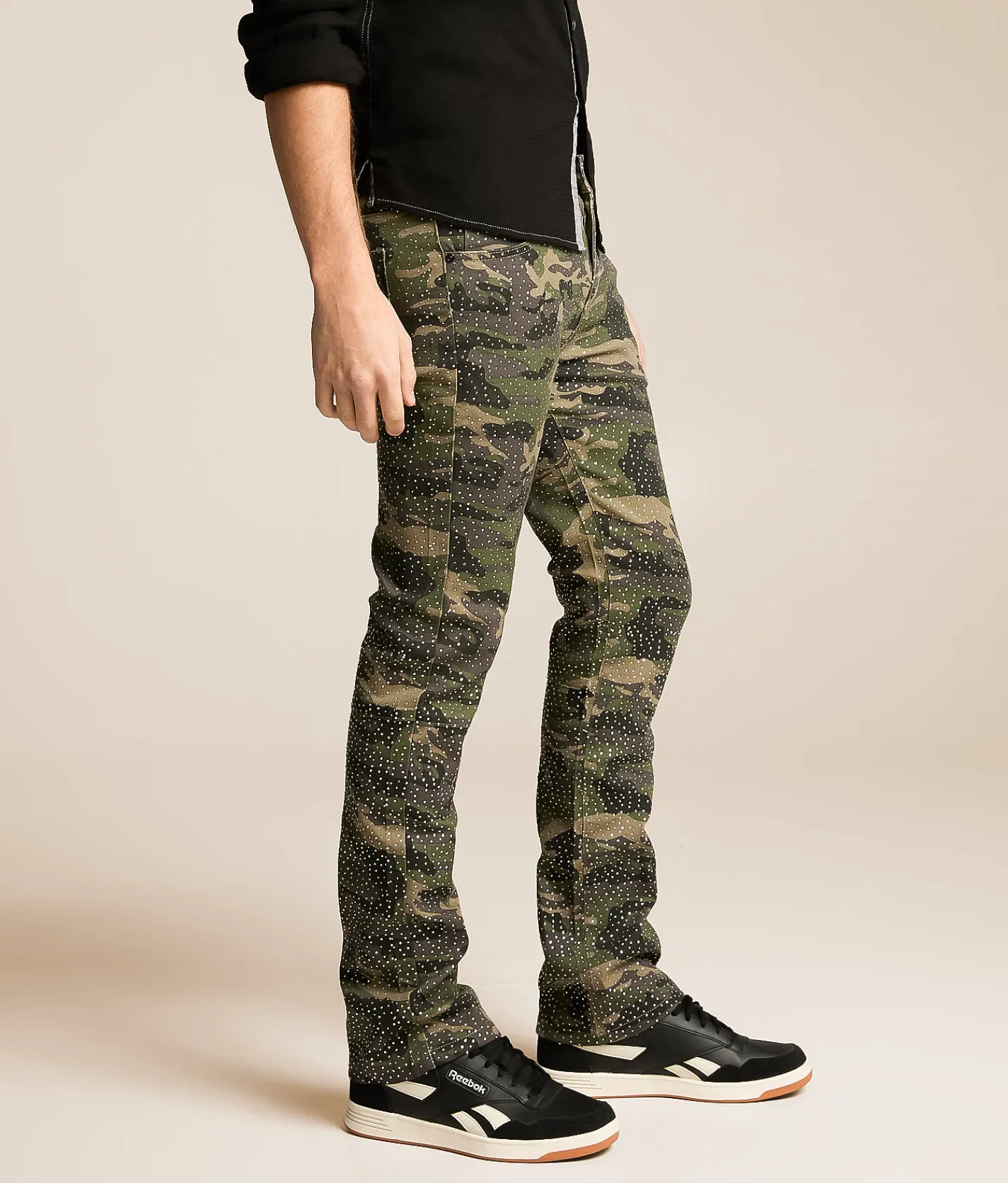 Jeans | Waimea Rhinestone Stacked Stretch Jean Camo