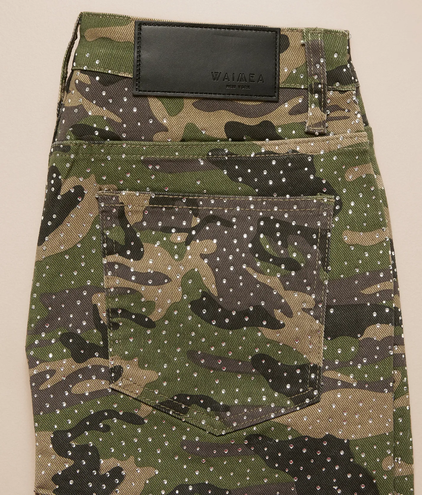 Jeans | Waimea Rhinestone Stacked Stretch Jean Camo