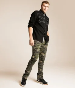 Jeans | Waimea Rhinestone Stacked Stretch Jean Camo