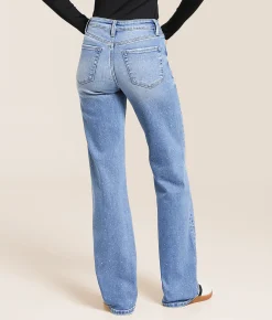 Jeans|Bottoms | VERVET by Flying Monkey Rhinestone Classic Straight Jean Love Landing