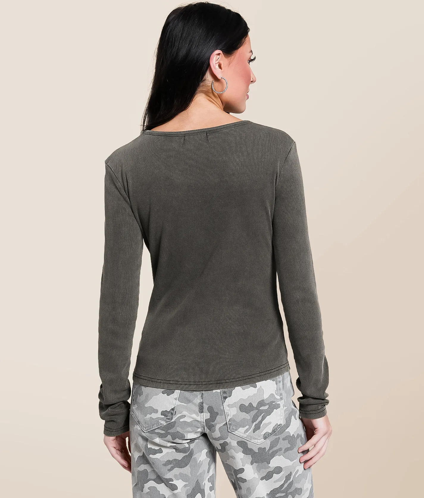 Tops | Miss Me Rhinestone Top Black