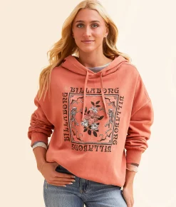 Billabong Rhythm Hooded Sweatshirt Kiss the Earth Hot