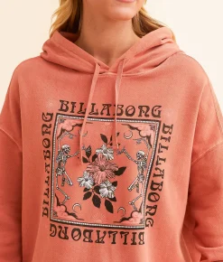 Billabong Rhythm Hooded Sweatshirt Kiss the Earth Hot