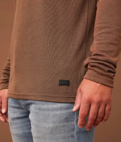 Tops | Outpost Makers Ribbed Henley Myristica