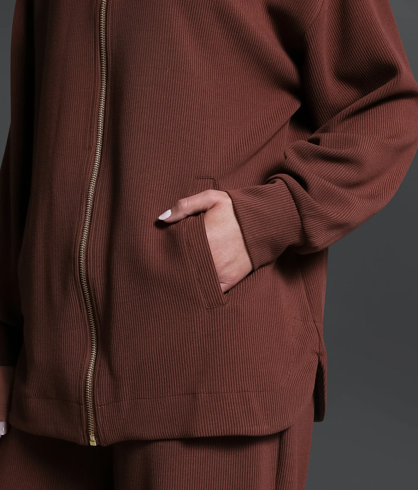 Tops|Coats & Jackets | Buckle Black Ribbed Jacket Andorra