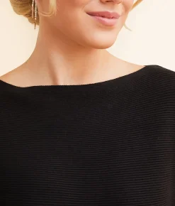 Double Zero Ribbed Knit Sweater Cream Sale