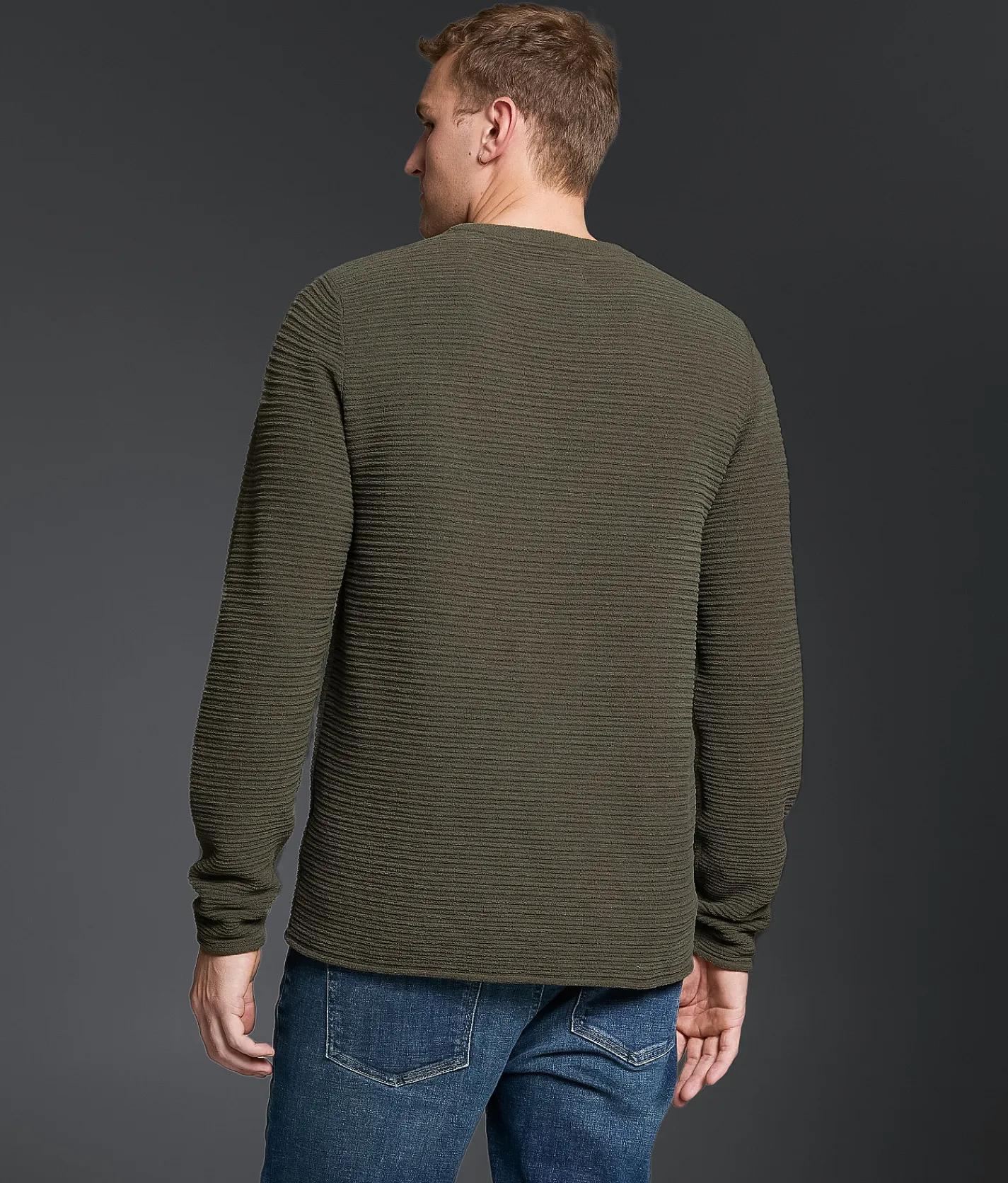 Outpost Makers Ribbed Sweater Morel New