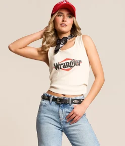 Tops | Wrangler® Ribbed Tank Top Whisper White