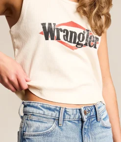 Tops | Wrangler® Ribbed Tank Top Whisper White