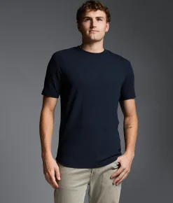Outpost Makers Ribbed T-Shirt Navy Outlet