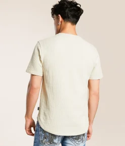 Nova Industries Ribbed T-Shirt Cream