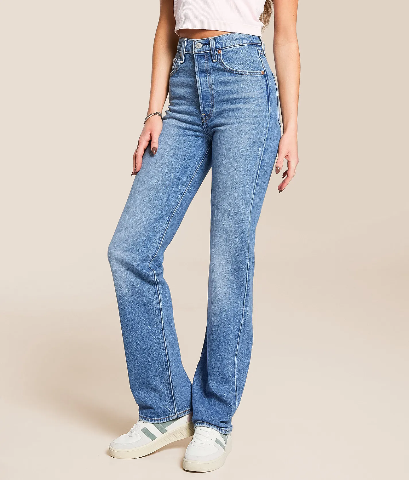 Levi's® Ribcage Straight Stretch Jean Dance Around Clearance