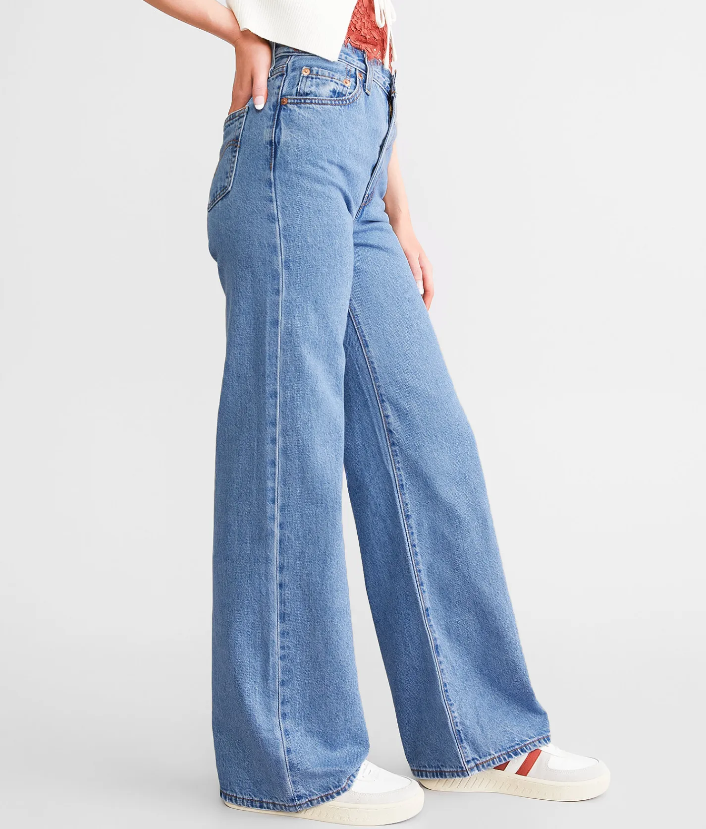 Levi's® Ribcage Wide Leg Jean Splash Zone Sale