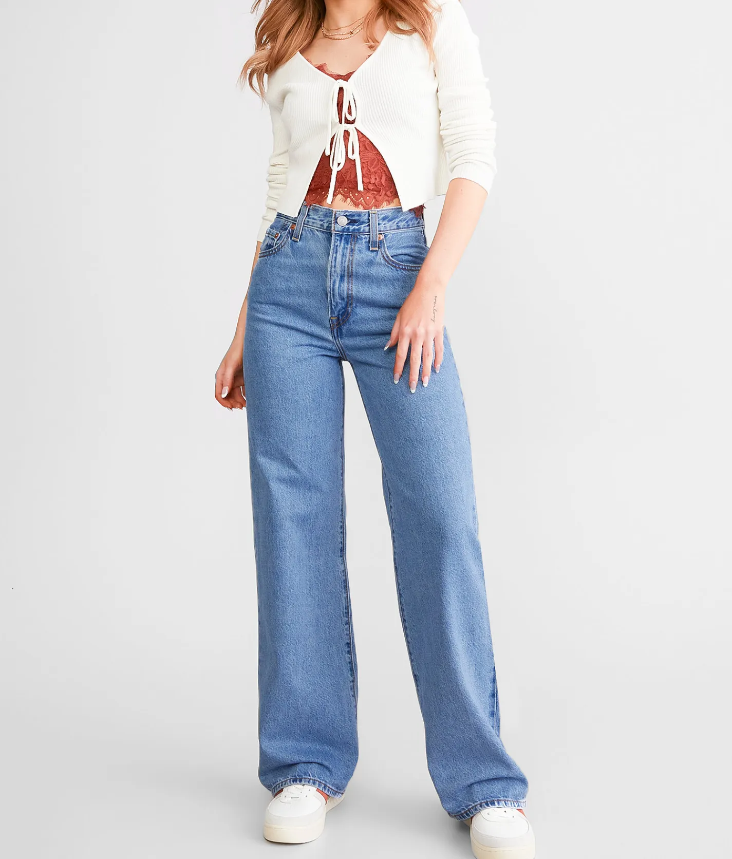 Levi's® Ribcage Wide Leg Jean Splash Zone Sale