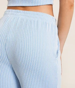 Willow & Root Rib Knit Wide Leg Pant DK Olive Online