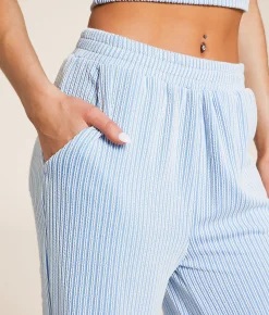Willow & Root Rib Knit Wide Leg Pant DK Olive Online
