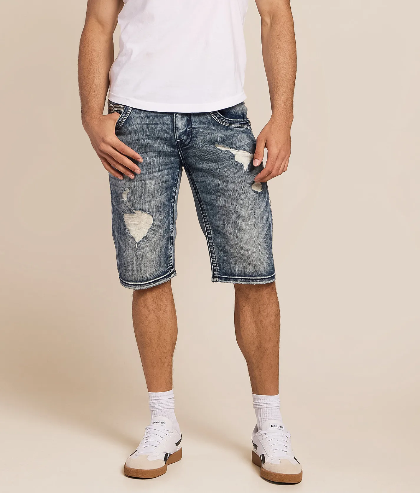 Rock Revival Richie Stretch Short Richie H217 New
