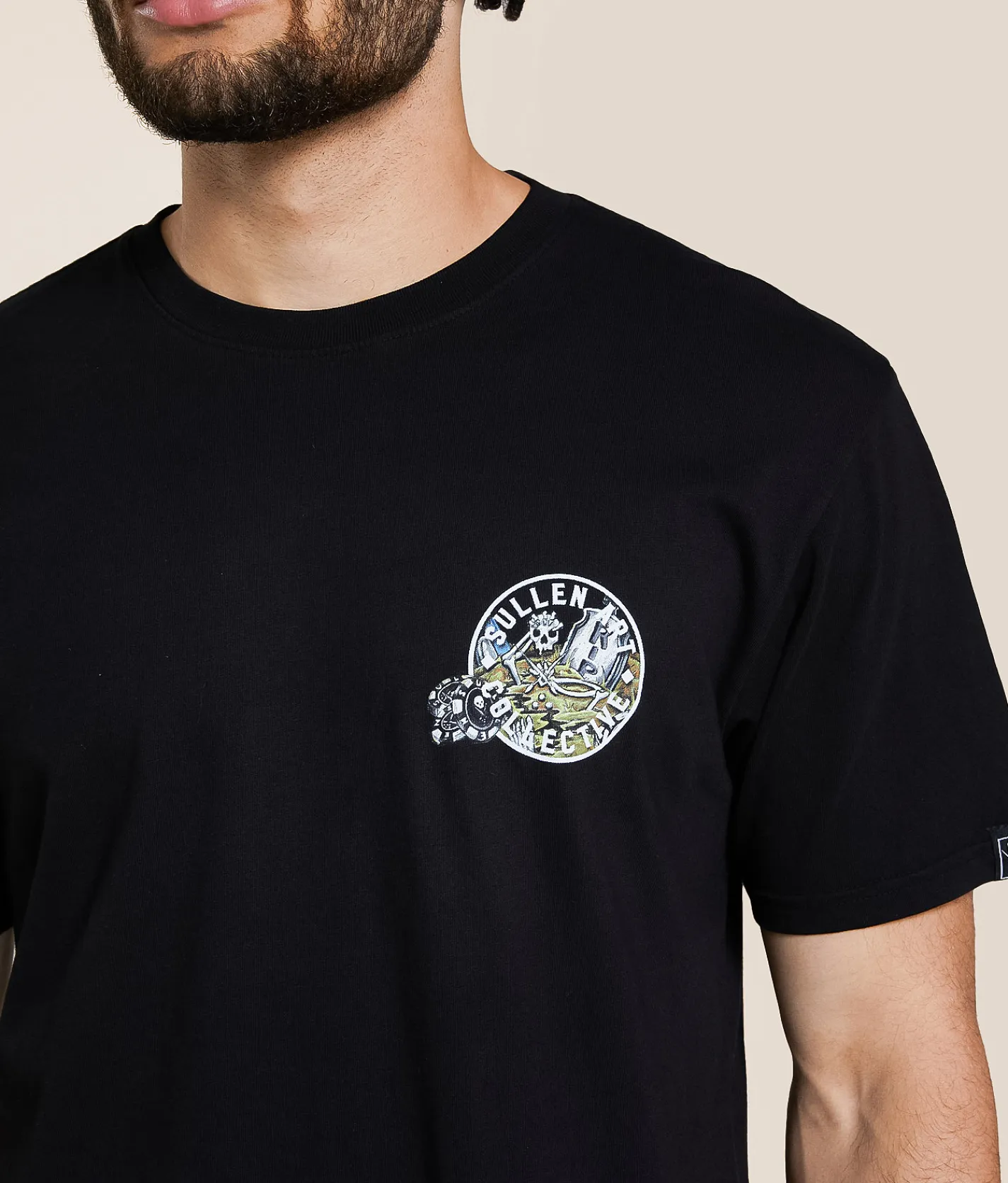Sullen Rick Trip T-Shirt Jet Black Online