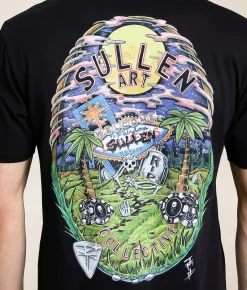 Sullen Rick Trip T-Shirt Jet Black Online