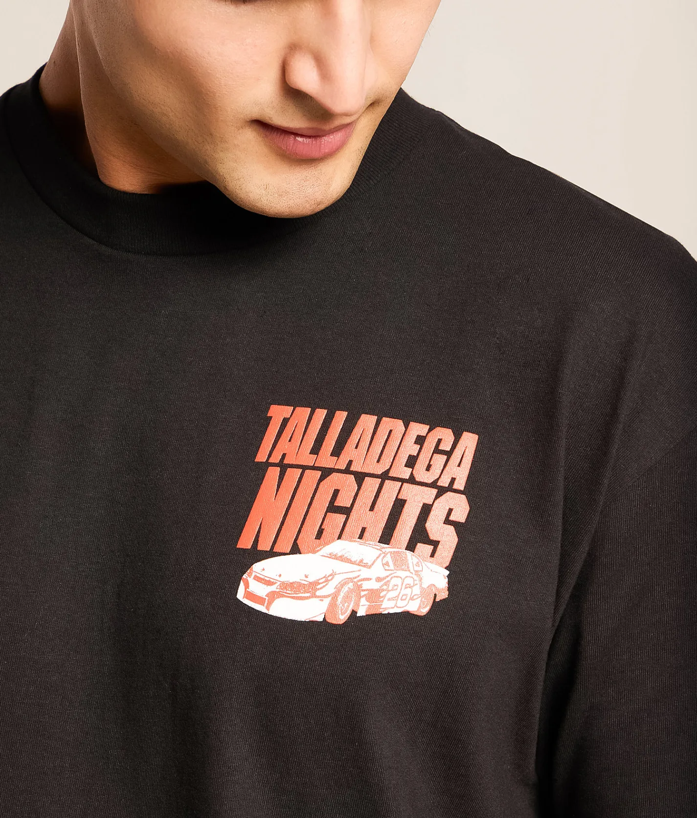 Tops|Graphic T-Shirts | Ripple Junction® Ricky Bobby Racing T-Shirt Black