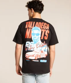 Tops|Graphic T-Shirts | Ripple Junction® Ricky Bobby Racing T-Shirt Black