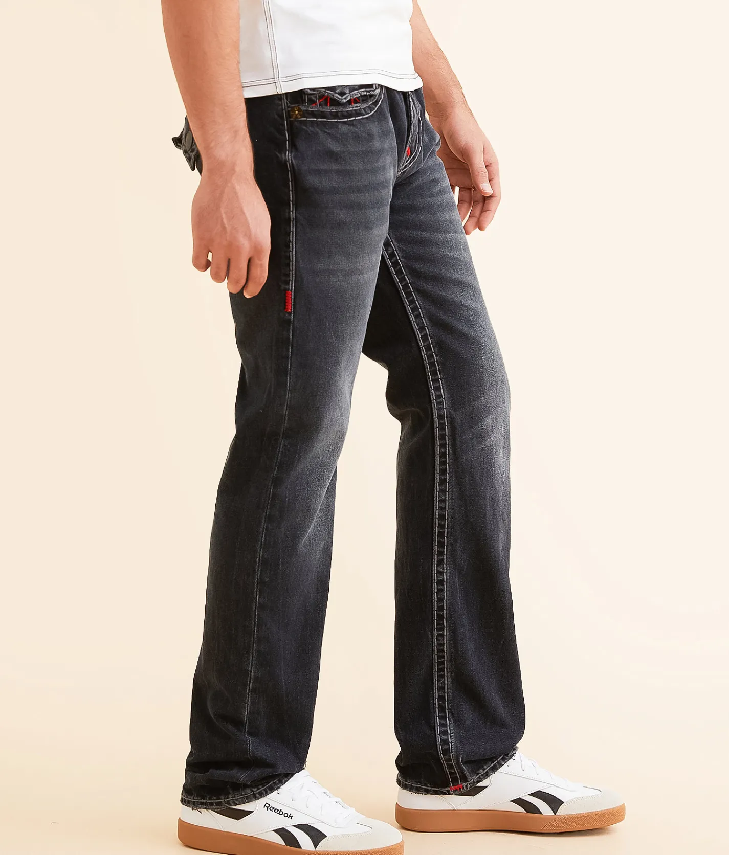 Sale Jeans|Bottoms | True Religion Ricky Relaxed Straight Jean Chanson Blue Blk Wash